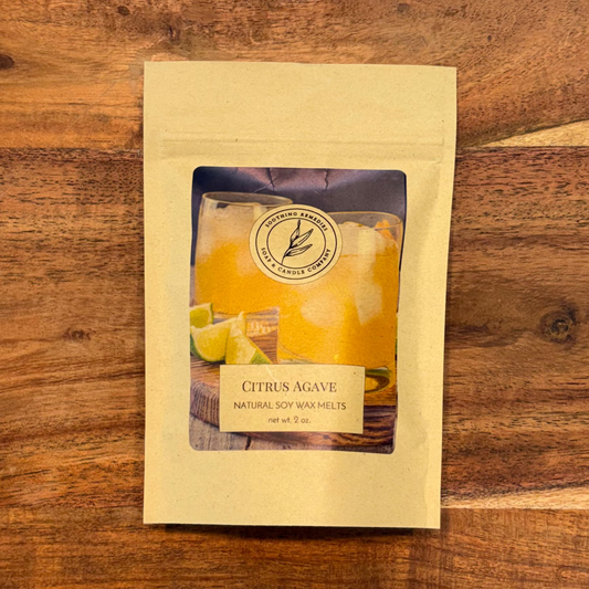 A 2oz bag of citrus agave wax melts