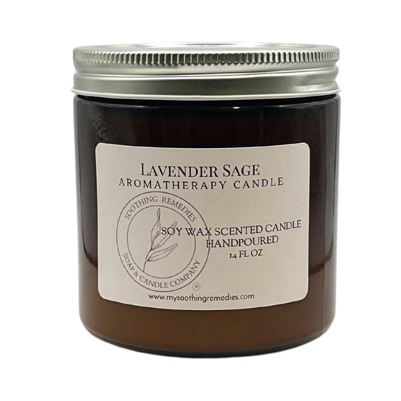 Lavender Sage Soy Wax Candle