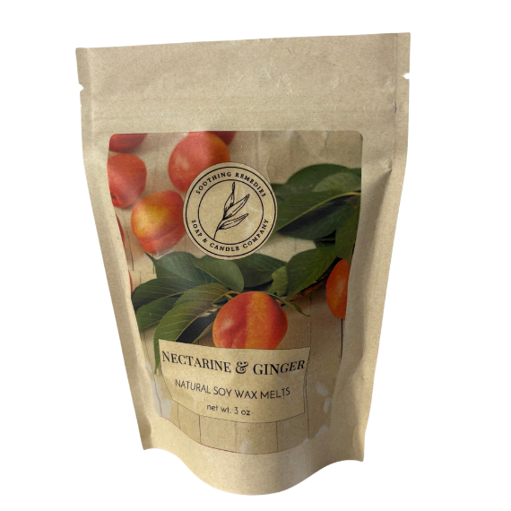 Nectarine & Ginger Wax Melt Bag