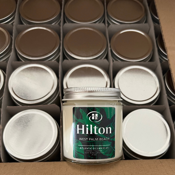 20 Custom Candle Favors