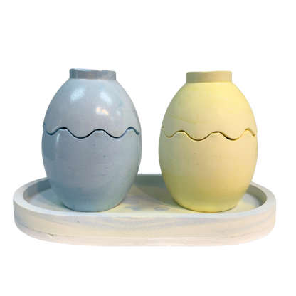 Easter Egg Candle Set