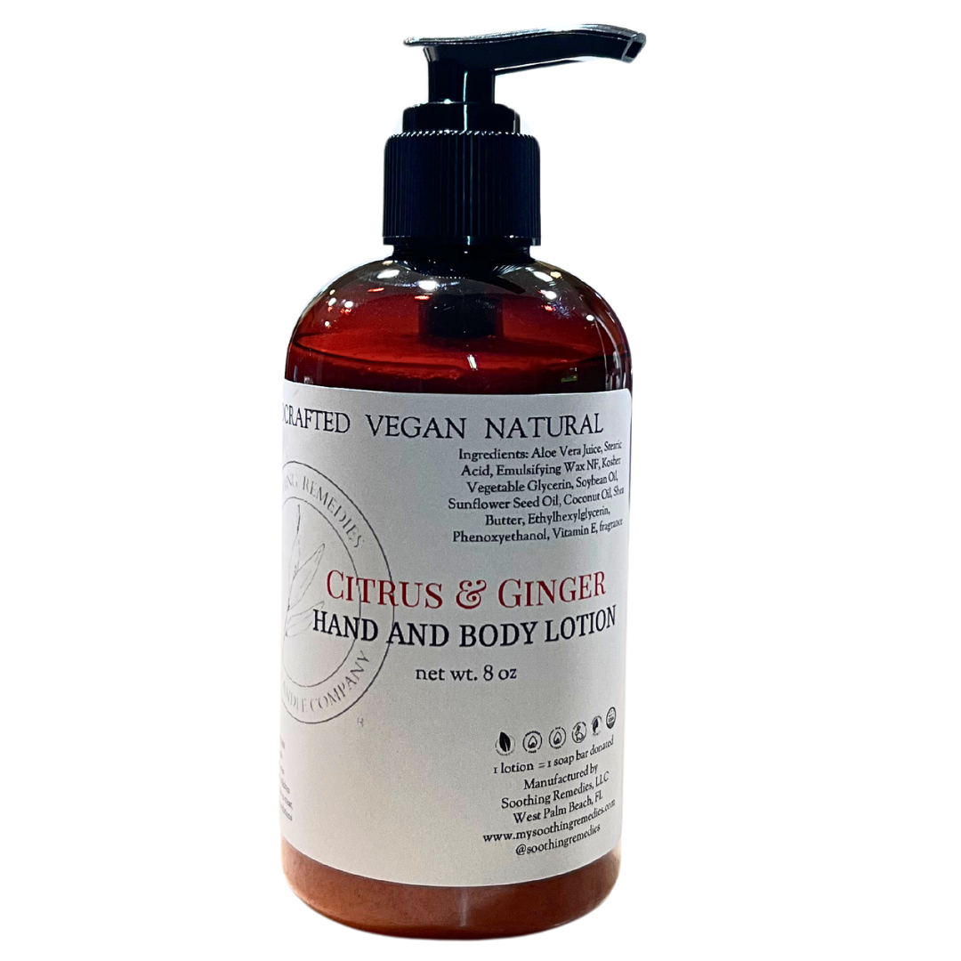 Citrus and Ginger Hand and Body Lotion