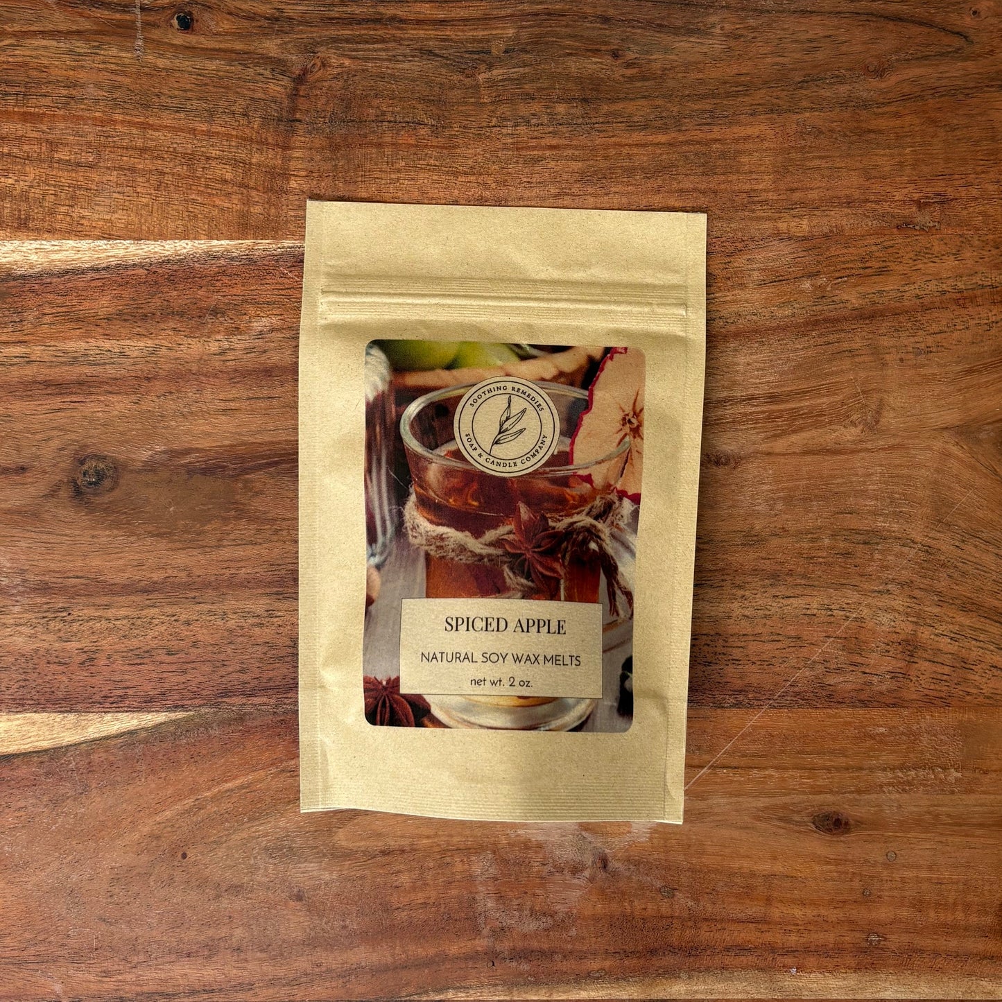 A pouch of fall scented wax melts
