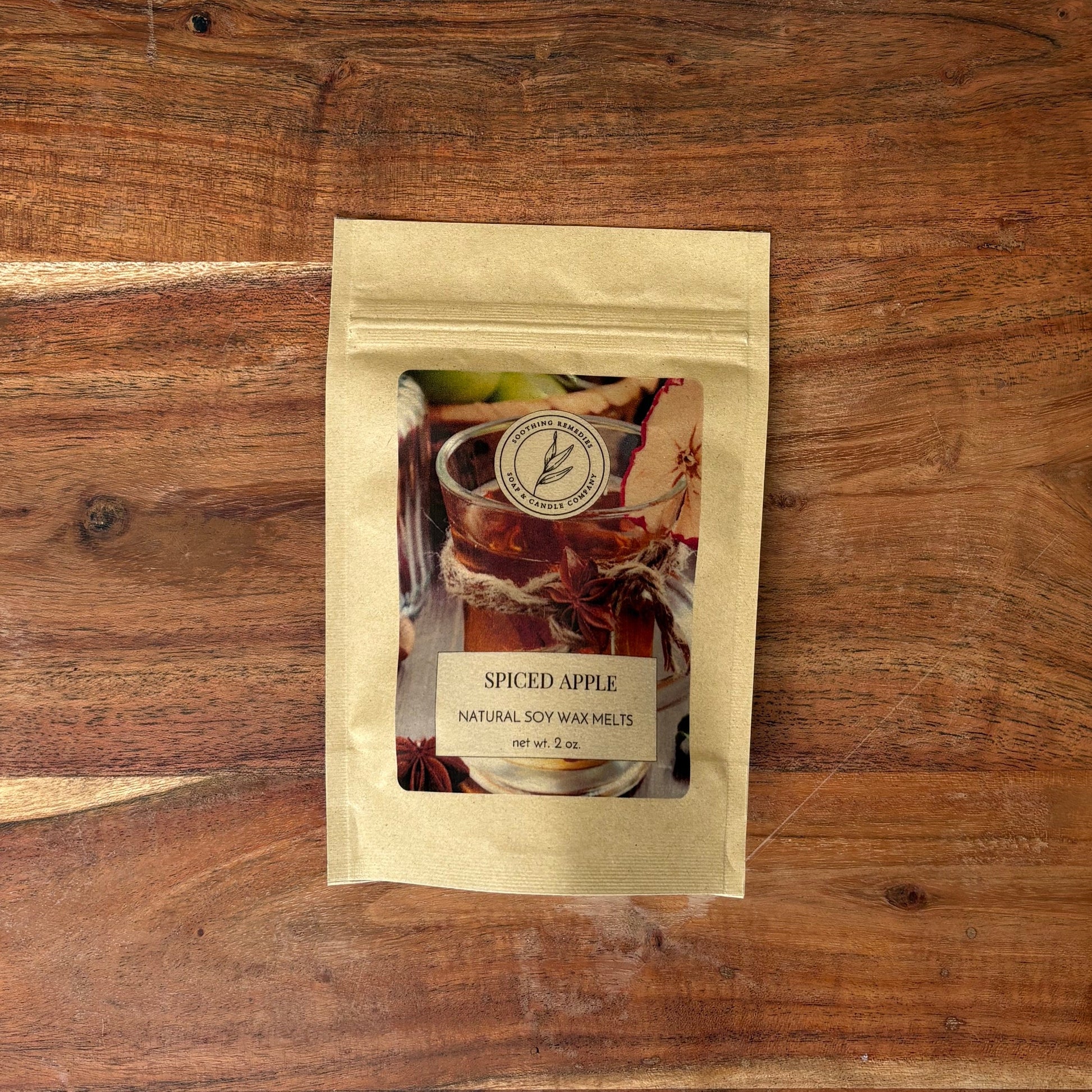 A pouch of fall scented wax melts