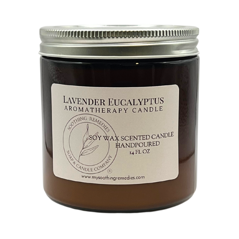 Lavender Eucalyptus Soy Wax Candle