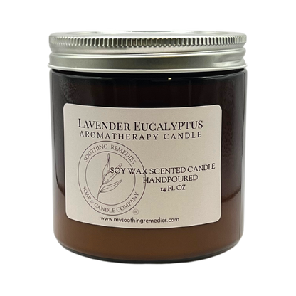 Lavender Eucalyptus Soy Wax Candle