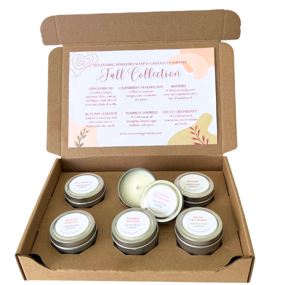 Natural, plantbased soaps and candles Soothing Remedies Soap and