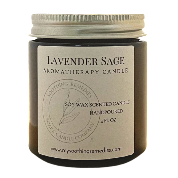 Lavender Sage Soy Wax Candle